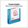 Universal Slant D-Ring View Binder, 3 Rings, 2" Capacity, 11 x 8.5, Light Blue, 8 1/2" Width x 11" Length, UNV20733