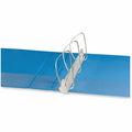 Universal Slant D-Ring View Binder, 3 Rings, 2" Capacity, 11 x 8.5, Light Blue, 8 1/2" Width x 11" Length, UNV20733