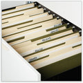 Universal 1/5 Tab Cut Legal Hanging Folder, Standard Green, 8 1/2" Width x 14" Length, 25 Box, UNV14152