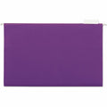 Universal 1/5 Tab Cut Legal Hanging Folder, Violet, 8 1/2" Width x 14" Length, 25 Box, UNV14220