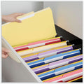 Universal 1/3 Tab Cut Legal Top Tab File Folder, 8 1/2" Width x 14" Length, 100 Box, UNV15304