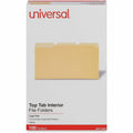 Universal 1/3 Tab Cut Legal Top Tab File Folder, 8 1/2" Width x 14" Length, 100 Box, UNV15304