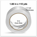 Universal Packaging Tape, Clear, 6 / Pack, UNV63120