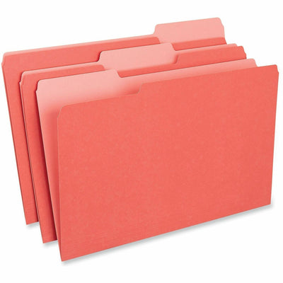 Universal 1/3 Tab Cut Legal Top Tab File Folder, 8 1/2" Width x 14" Length, 100 Box, UNV15303