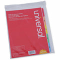 Universal Index Divider, White, 8.50" Width x 11" Length, 6 Set, UNV24800