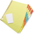 Universal Index Divider, Buff, 8.50" Width x 11" Length, 6 Set, UNV21874