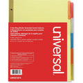 Universal Index Divider, Buff, 8.50" Width x 11" Length, 6 Set, UNV21874