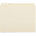 Universal 1/5 Tab Cut Letter Top Tab File Folder, 8 1/2" Width x 11" Length, 100 Box, UNV16115