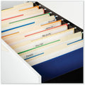 Universal 1/5 Tab Cut Letter Top Tab File Folder, 8 1/2" Width x 11" Length, 100 Box, UNV16115