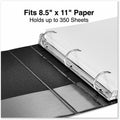 Universal Ring Binder, Black, 8 1/2" Width x 11" Length, UNV20771