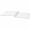Universal Slant D-Ring View Binder, 3 Rings, 1" Capacity, 11 x 8.5, White, 8 1/2" Width x 11" Length, UNV20742