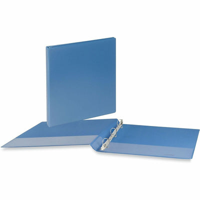 Universal Slant D-Ring View Binder, 3 Rings, 1" Capacity, 11 x 8.5, Light Blue, 8 1/2" Width x 11" Length, UNV20713