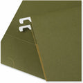 Universal 1/5 Tab Cut Legal Hanging Folder, Standard Green, 8 1/2" Width x 14" Length, 25 Box, UNV14151