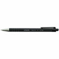 Universal Ballpoint Pen, Retractable, Fine 0.7 mm, Black Ink, Black Barrel, Dozen, 1 Dozen, UNV15520