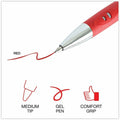 Universal Comfort Grip Gel Pen, 1 Dozen, UNV39722