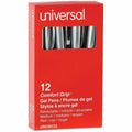Universal Comfort Grip Gel Pen, 1 Dozen, UNV39722