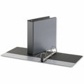 Universal Deluxe Easy-to-Open D-Ring View Binder, 3 Rings, 2" Capacity, 11 x 8.5, Black, 8 1/2" Width x 11" Length, UNV30731
