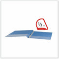 Universal Slant D-Ring View Binder, 3 Rings, 0.5" Capacity, 11 x 8.5, Light Blue, 8 1/2" Width x 11" Length, UNV20703