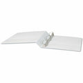 Universal Slant D-Ring View Binder, 3 Rings, 1.5" Capacity, 11 x 8.5, White, 8 1/2" Width x 11" Length, UNV20744