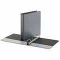 Universal Deluxe Easy-to-Open D-Ring View Binder, 3 Rings, 1.5" Capacity, 11 x 8.5, Black, 8 1/2" Width x 11" Length, UNV30721