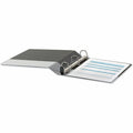 Universal Deluxe Easy-to-Open D-Ring View Binder, 3 Rings, 1.5" Capacity, 11 x 8.5, Black, 8 1/2" Width x 11" Length, UNV30721