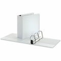 Universal Deluxe Easy-to-Open D-Ring View Binder, 3 Rings, 4" Capacity, 11 x 8.5, White, 8 1/2" Width x 11" Length, UNV30754