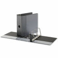 Universal Deluxe Easy-to-Open D-Ring View Binder, 3 Rings, 5" Capacity, 11 x 8.5, Black, 8 1/2" Width x 11" Length, UNV30755