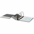 Universal Deluxe Easy-to-Open D-Ring View Binder, 3 Rings, 5" Capacity, 11 x 8.5, Black, 8 1/2" Width x 11" Length, UNV30755