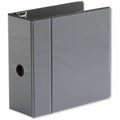 Universal Deluxe Easy-to-Open D-Ring View Binder, 3 Rings, 5" Capacity, 11 x 8.5, Black, 8 1/2" Width x 11" Length, UNV30755