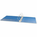 Universal Slant D-Ring View Binder, 3 Rings, 3" Capacity, 11 x 8.5, Light Blue, 8 1/2" Width x 11" Length, UNV20753