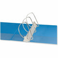 Universal Slant D-Ring View Binder, 3 Rings, 3" Capacity, 11 x 8.5, Light Blue, 8 1/2" Width x 11" Length, UNV20753