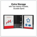 Universal Ring Binder, Black, 8 1/2" Width x 11" Length, UNV20706