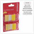 Universal Flag, Yellow, 100 / Pack, UNV99006