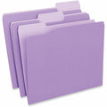 Universal 1/3 Tab Cut Letter Top Tab File Folder, 8 1/2" Width x 11" Length, 100 Box, UNV12305
