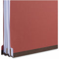 Universal Straight Tab Cut Letter Classification Folder, Bright Red, 8 1/2" Width x 11" Length, 10 Box, UNV10320