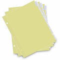 Universal Insertable Tab Index, 8-Tab, 11 x 8.5, Buff, Clear Tabs, 6 Sets, 8.50" Width x 11" Length, UNV21873
