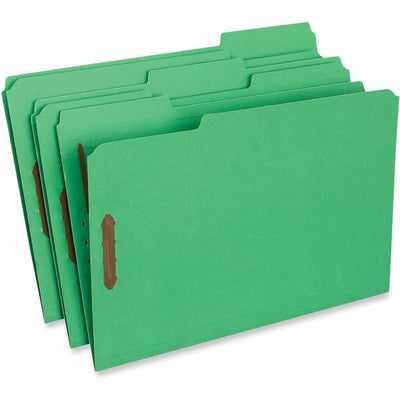 Universal 1/3 Tab Cut Legal Classification Folder, Green, 8 1/2" Width x 14" Length, 50 Box, UNV13526