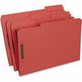 Universal 1/3 Tab Cut Legal Classification Folder, Red, 8 1/2" Width x 14" Length, 50 Box, UNV13527