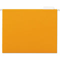 Universal 1/5 Tab Cut Letter Hanging Folder, Orange, 8 1/2" Width x 11" Length, 25 Box, UNV14122