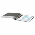 Universal Deluxe Easy-to-Open D-Ring View Binder, 3 Rings, 1" Capacity, 11 x 8.5, Black, 8 1/2" Width x 11" Length, UNV30711