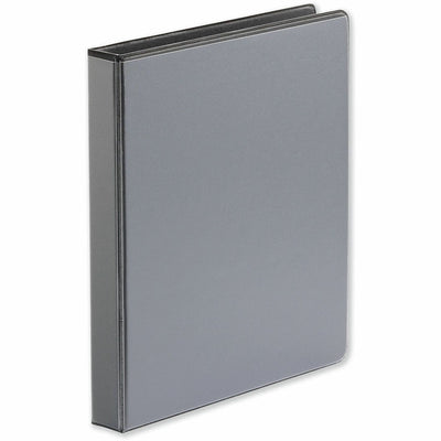 Universal Deluxe Easy-to-Open D-Ring View Binder, 3 Rings, 1" Capacity, 11 x 8.5, Black, 8 1/2" Width x 11" Length, UNV30711