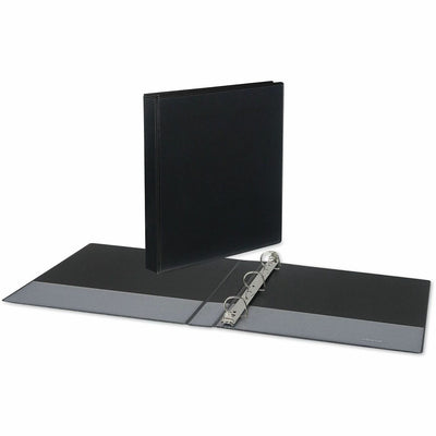 Universal Slant D-Ring View Binder, 3 Rings, 1" Capacity, 11 x 8.5, Black, 8 1/2" Width x 11" Length, UNV20741