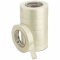 Universal 190# Medium Grade Filament Tape, 3" Core, 24 mm x 54.8 m, Clear, 1 Roll, UNV78001