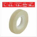 Universal Invisible Tape, 1" Core, 0.5" x 36 yds, Clear, 12/Pack, UNV81236VP