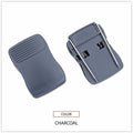 Universal Deluxe Recycled Cubicle Clips, 40 Sheet Capacity, Charcoal, 24/Pack, UNV08221
