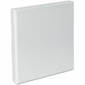 Universal Slant D-Ring View Binder, 3 Rings, 1" Capacity, 11 x 8.5, White, 4/Pack, 8 1/2" Width x 11" Length, UNV20742PK