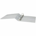 Universal Slant D-Ring View Binder, 3 Rings, 2" Capacity, 11 x 8.5, White, 4/Pack, 8 1/2" Width x 11" Length, UNV20746PK