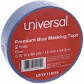 Universal Masking Tape, Blue, 2 / Pack, UNVPT14019