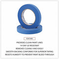 Universal Masking Tape, Blue, 2 / Pack, UNVPT14019
