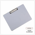 Universal Clipboard, Silver, 11" Width x 8 1/2" Length, UNV40302